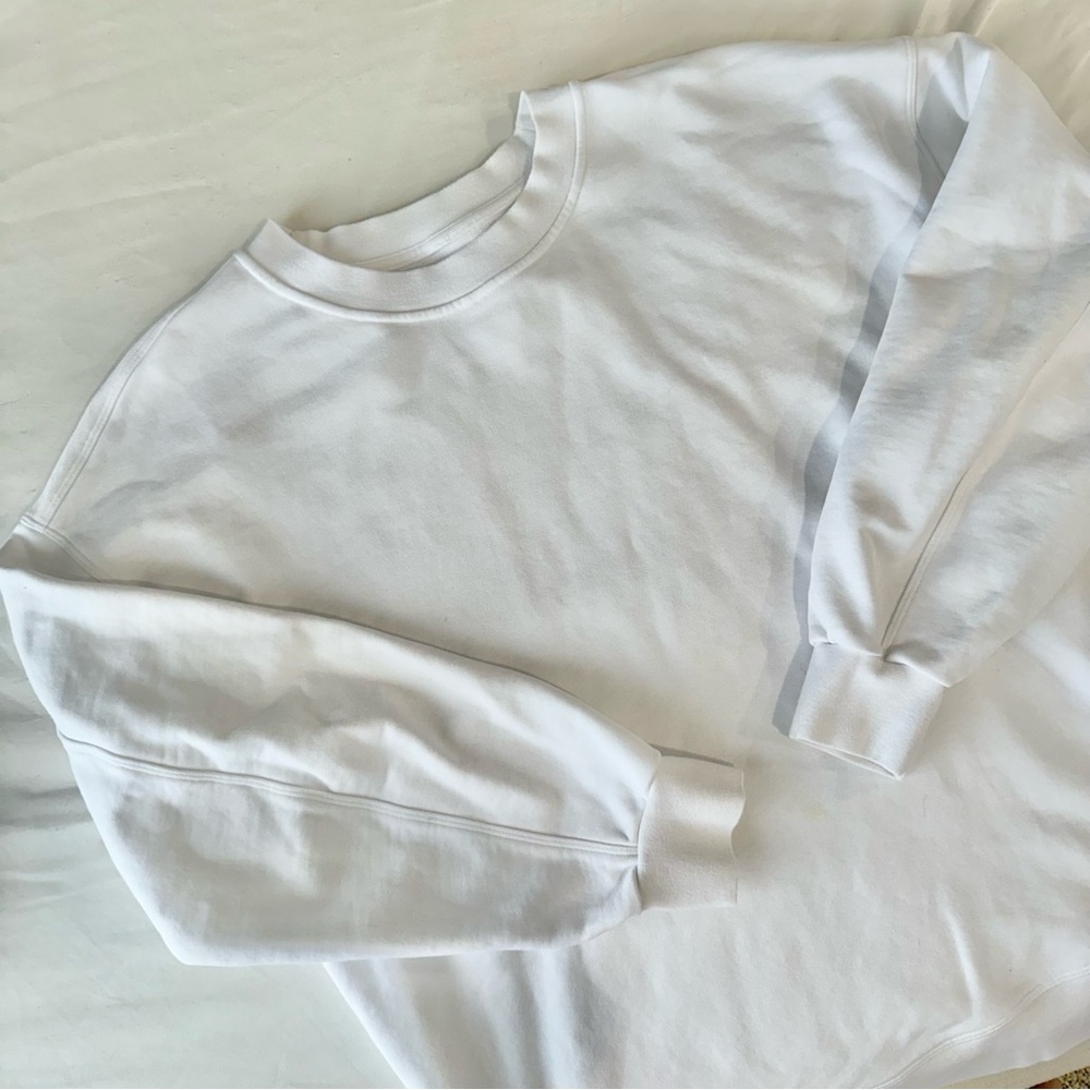 Lululemon White Sweatshirt